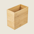Bamboo waste paper bin - Peartrees sustainable shop