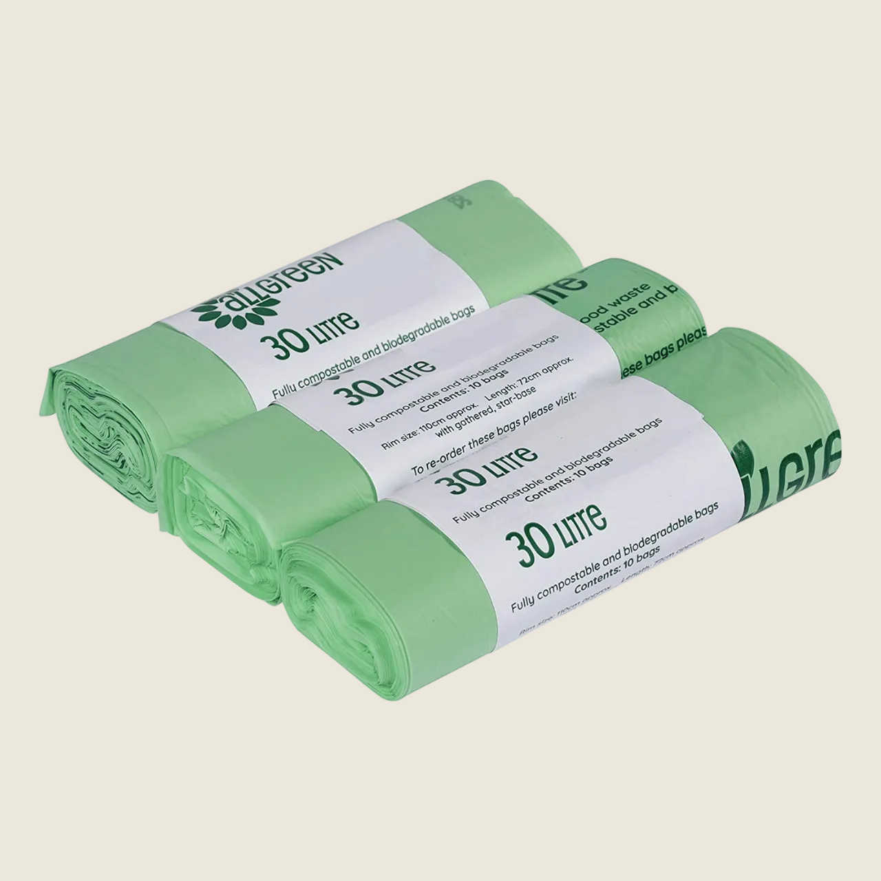 Compostable bin liners - 30L - Peartrees sustainable shop